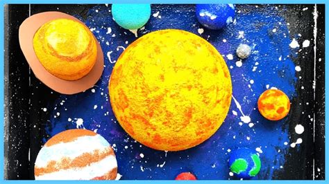 Solar System Model Solar System Craft 3d Planets Project 8