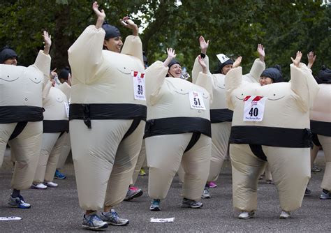 Britain Lifestyle Offbeat Sumo Charity