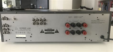 Fs Luxman L 435 Integrated Amplifier With Phono Stage ﻿ Stereo Home