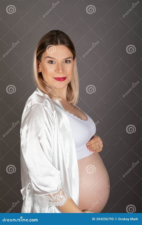 Pregnancy Photography Indoor Stock Image Image Of Love Model 204256795
