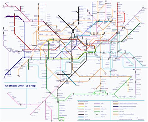 The Tube Map In 2040 Is Going To Be Pretty Intense Secret London