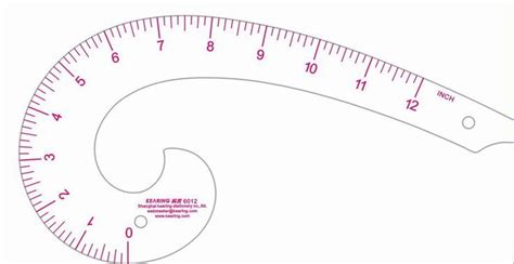 Free Printable French Curve Template
