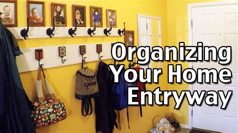 How To Organize Your Home Part 1 Organizing The Entryway Youtube