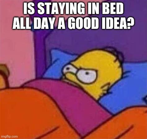 Angry Homer Simpson In Bed Imgflip