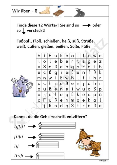 Das übungsmaterial für mathematik ab klasse 1 beinhaltet stets auch die lösungen und eignet sich sowohl für den matheunterricht als auch für die nachhilfe oder das. Das scharfe 's' - Einführung ß - 1. Klasse Möchtest du selbst erstellte digitale ...
