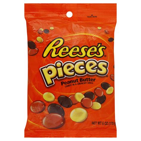 Reeses Pieces Peanut Butter Candy 82 Oz