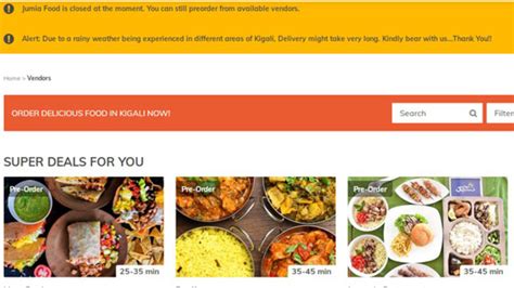 Jumia Suspends Food Delivery Service In Rwanda The East African