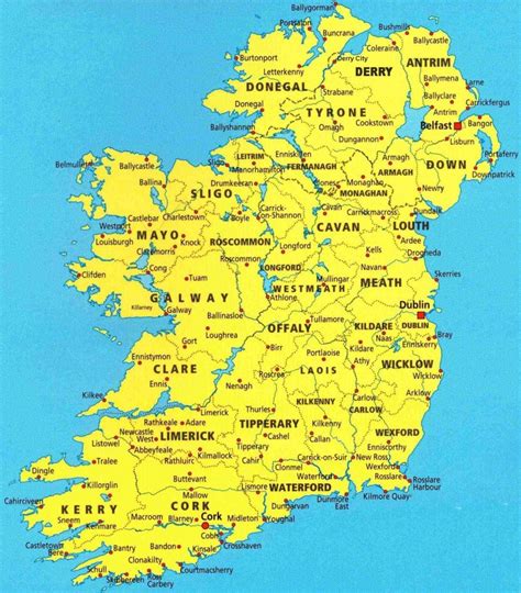 Map Of Ireland Ireland Food Ireland Map Visit Ireland Dublin Ireland