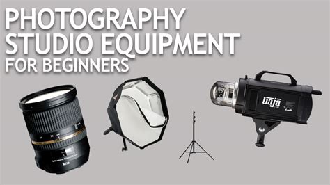 Photography Studio Equipment For Beginners The Slanted Lens