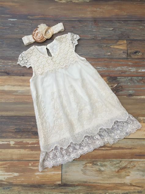 Flower Girl Dress Ivory Lace Dress Ivory Lace Flower Girl