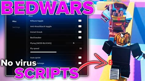 Bedwars Roblox Script 😏 Roblox Bedwars Hack Gui Youtube