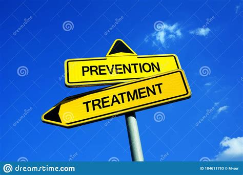Prevention Vs Treatment Stock Image Image Of Choose 184611793