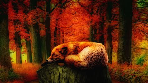 Fox Art Wallpapers Top Free Fox Art Backgrounds Wallpaperaccess