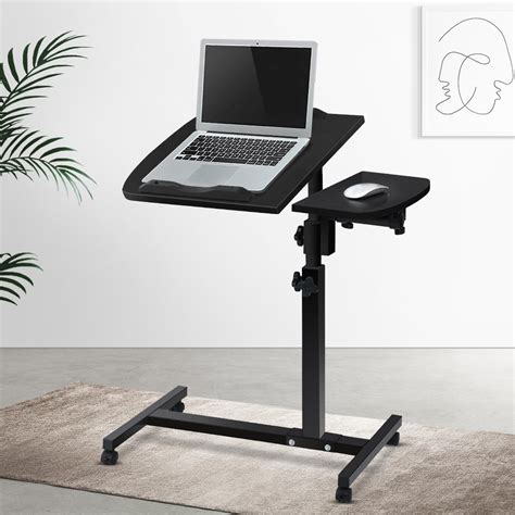 Artiss Laptop Table Desk Adjustable Stand Black Bunnings Australia