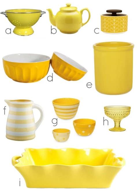 Executing yellow kitchen design ideas shouldn't be as difficult as you think. yellow kitchen accessories via #Remodelaholic | Yellow ...