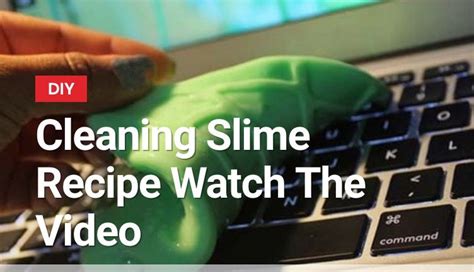 Using cleaning slime is tricky. Cleaning Slime Recipe Video Tutorial | The WHOot | Slime recipe videos, Slime recipe, Cleaning