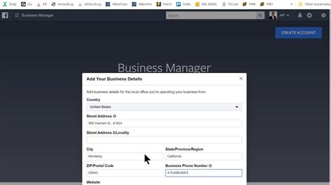 How To Open A Facebook Business Manager Account Youtube