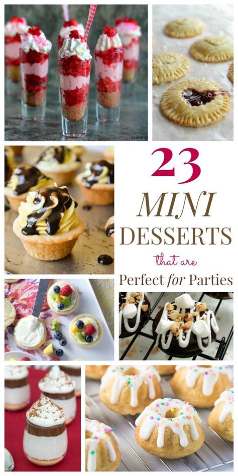 23 Mini Desserts That Are Perfect For Parties Mini Desserts Bite Size Desserts Eat Dessert
