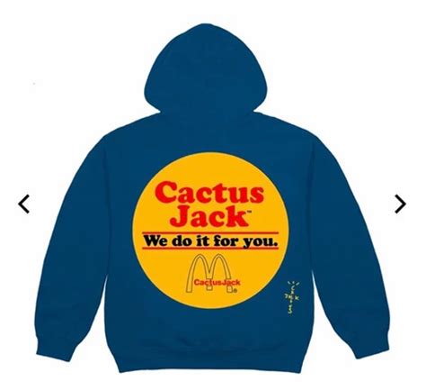 Travis Scott Travis Scott X Mcdonalds Cactus Jack Sticker Hoodie Grailed