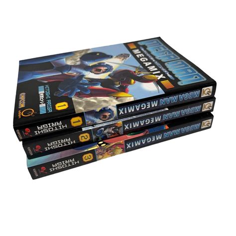 Mega Man Megamix Volume 1 3 Complete Set Paperback Books Manga Hitoshi