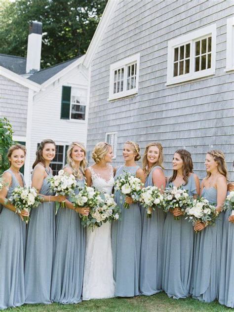 Showcasing newest collections from top designers. Romantic Dusty Blue March Wedding Color Ideas ...