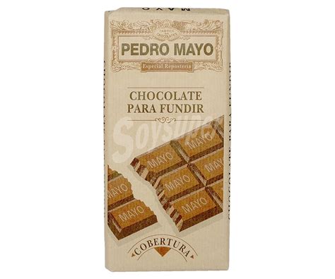 Pedro Mayo Tableta de chocolate para fundir 200 g