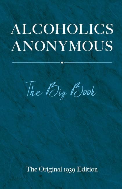 Alcoholics Anonymous The Big Book Hardcover