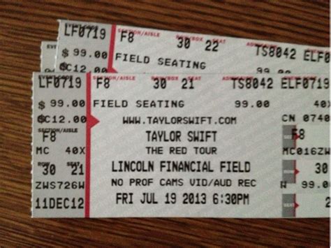 Red Tour Ticket Prices Taylorswift