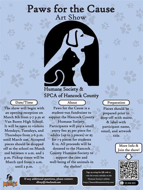 Events for March 2024 – Humane Society & SPCA of Hancock County