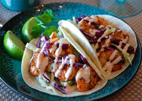 It's been a long time since i last made these and we haven't gone to a mexican restaurant in almost three months. Blackened Shrimp Tacos - Meals, Heels & Cocktails