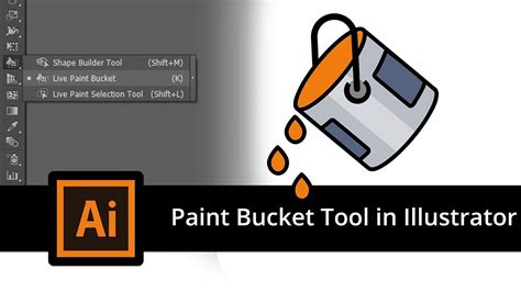 Illustrator Tutorial How To Use The Live Paint Bucket Tool Youtube