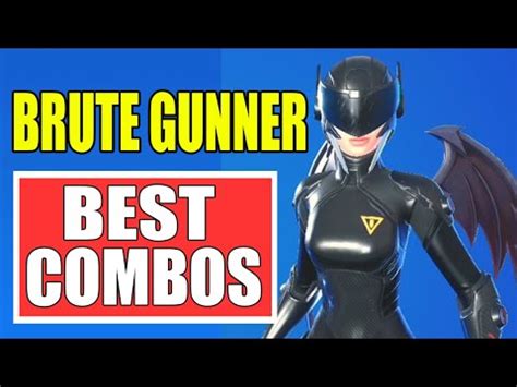 BEST COMBOS For BRUTE GUNNER Skin Fortnite YouTube