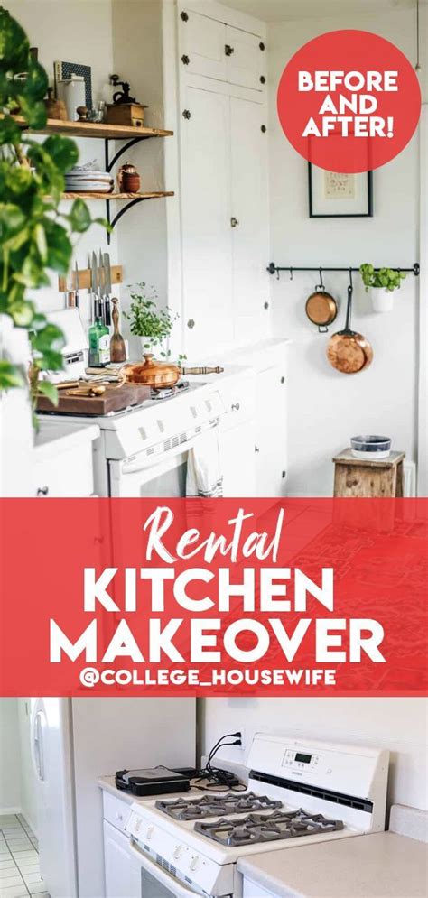 And since they're usually beige, they can easily stain and yellow over time. My Rental Kitchen Makeover: Before & After , tips and ideas | Rental kitchen makeover, Rental ...