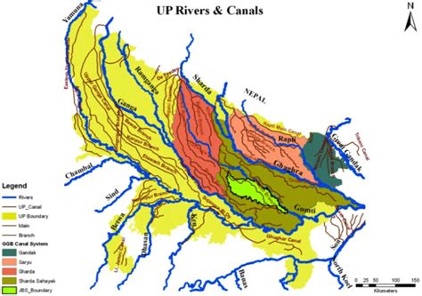 Rivers Of Uttar Pradesh Uttar Pradesh Pcs Exam Notes