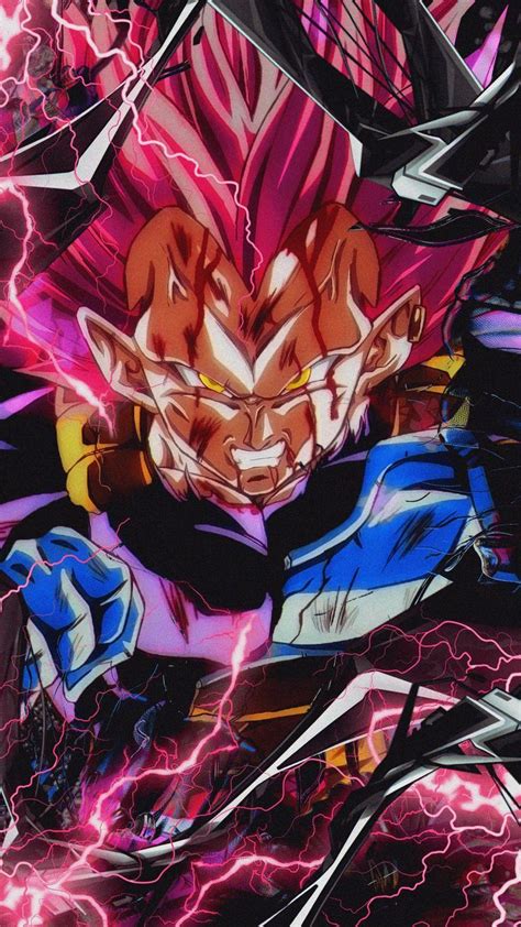 Dragon Ball Super Vegeta Ultra Ego Dark Red Wallpaper Z Wallpaper Dragon Ball Wallpaper Iphone