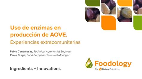 Univar Solutions Proceso De Extracci N Del Aceite De Oliva Virgen