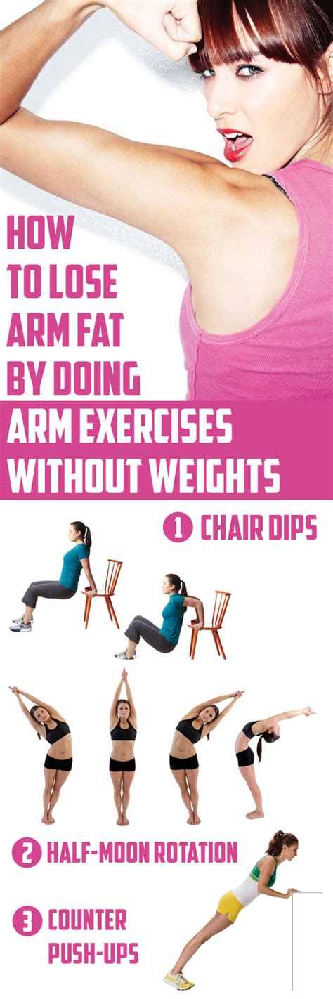 How To Lose Arm Fat By Doing Arm Exercises Without Weights
