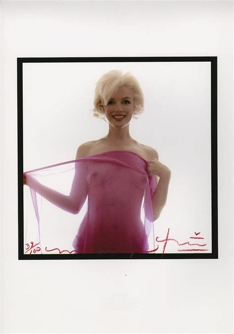 Bert Stern Marilyn Monroe Nude In The Fascia Scarf Auctionlab