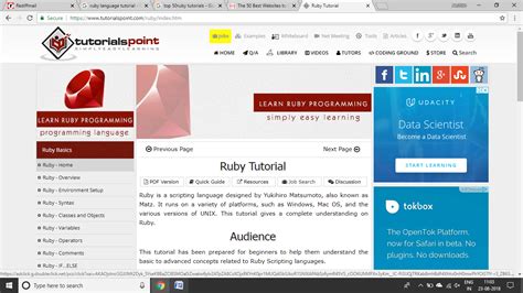 Learn Ruby 30 Best Ruby Tutorials For Programmers Stackify