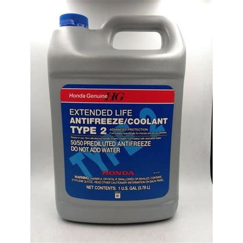 Honda Genuine Extended Life Antifreeze Coolant Type 2 Lagmart