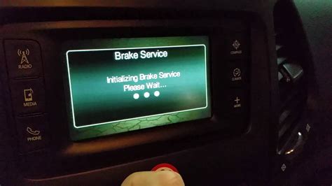 2014-2018 Jeep Cherokee - Retract Parking Brake To Change Rear Brake