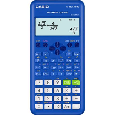 Calculadora Científica Casio Fx 82Laplus2 Bu Azul Lumen