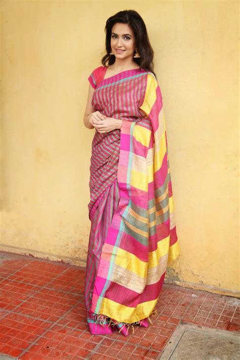 Actress Kriti Kharbanda Stills In Pink Saree Indian Girls Villa Celebs Beauty Fashion And