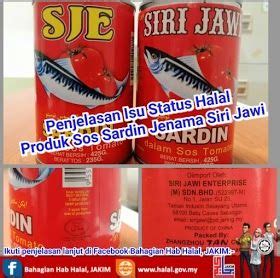 July 24, 2012 5:56 am ibundo said. Penjelasan Isu Status Halal Produk Sos Sardin Jenama Siri ...