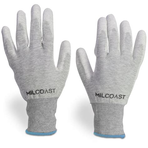 Milcoast Carbon Fiber Electrostatic Discharge Anti Static Esd Gloves