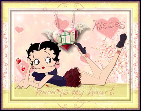 Pin By Joke Peeman On Betty Boop Valentine Valentine Tags Betty