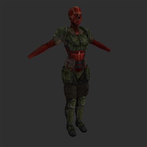 Marked Woman And An Actual Female Combat Armor For Lonesome Road At