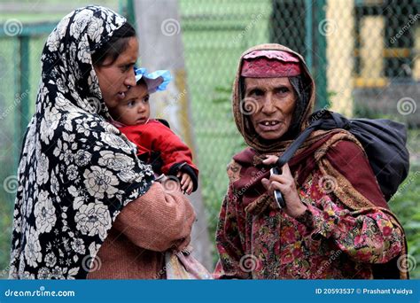 Kashmiri Women Editorial Photography Image Of House 20593537