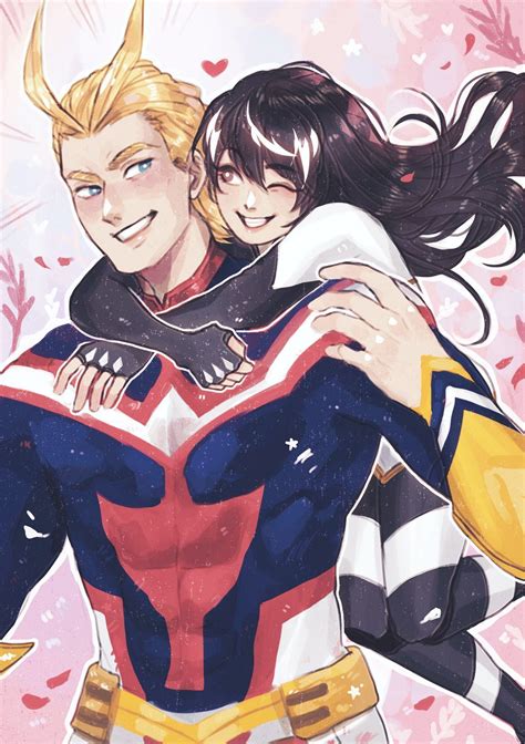 All Might And Vi By Astarula On Deviantart Anime Awesome Anime