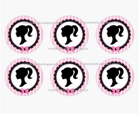 Barbie Inspired Printable Cupcake Toppers Wrappers Personalized